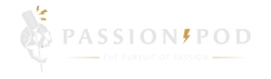 "Passion Pod" skull and microphone logo